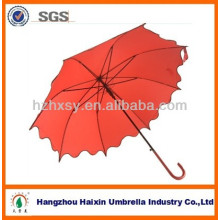 Roten geraden Regenschirm mit Metallrahmen und Kunststoffgriff 2013 Mode auto